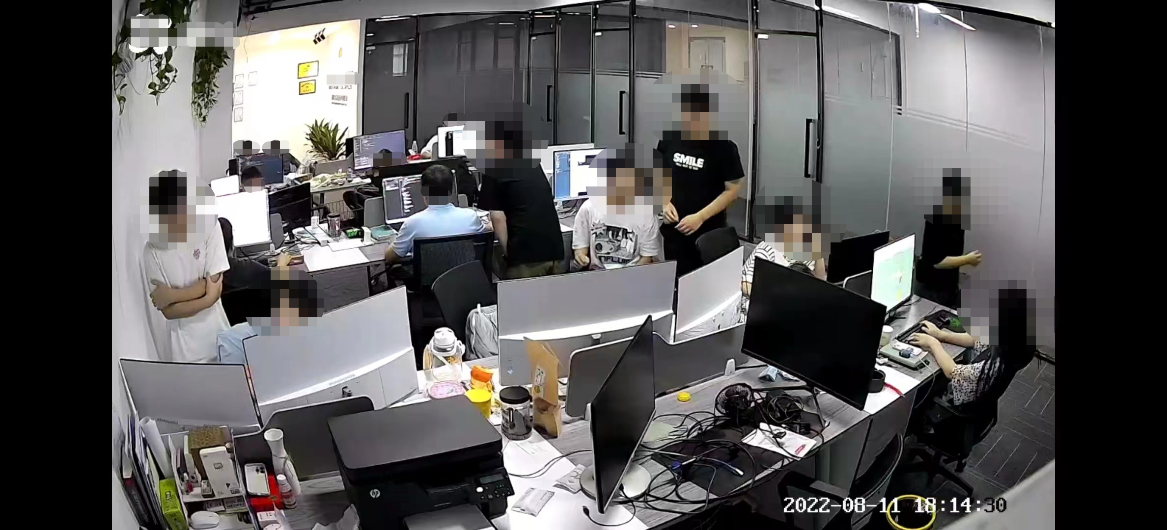 广州某游戏公司新办公室网络监控集成工程